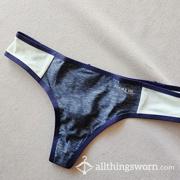 Adore Me Blue Thong!