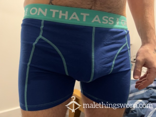 Blue And Turquoise OnThata** Boxers Size M