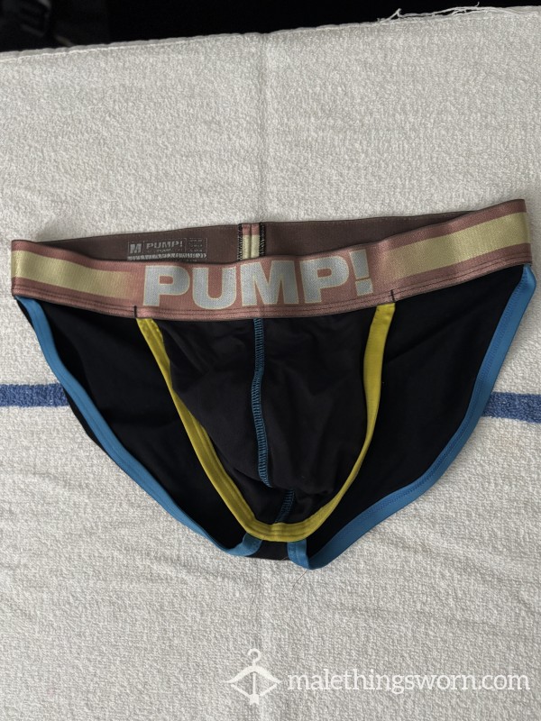 Blue And Yellow Pump Briefs