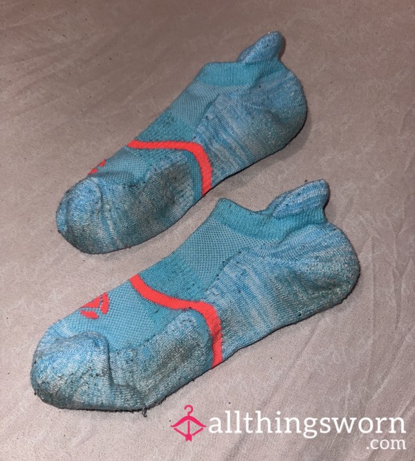 Blue Ankle Socks