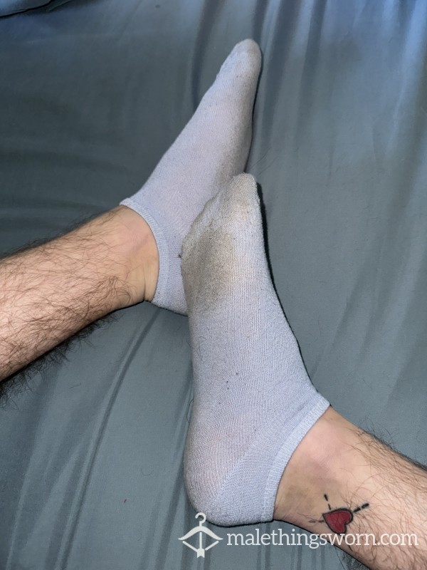 Blue Ankle Socks