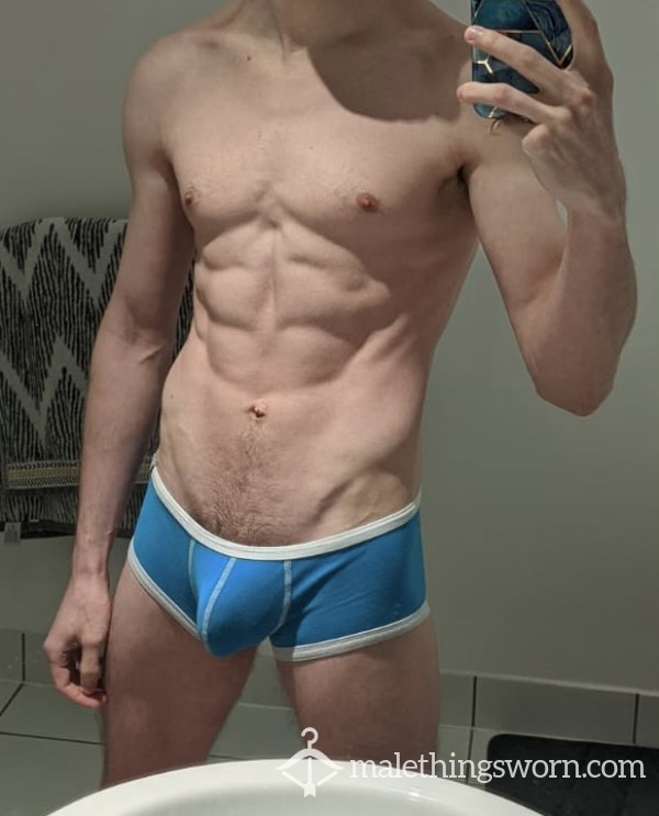 Blue Aussieb*m Billy Briefs Used By Couple