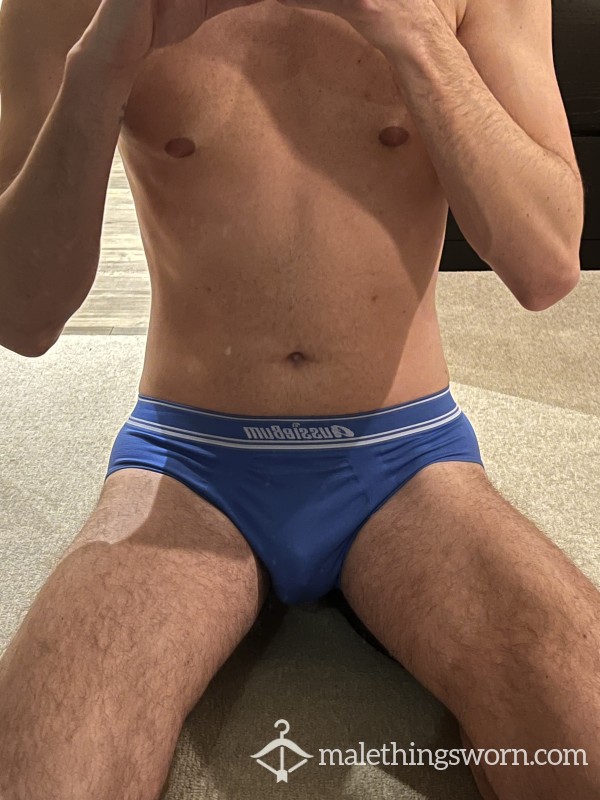 Blue Aussieb*m Briefs Medium