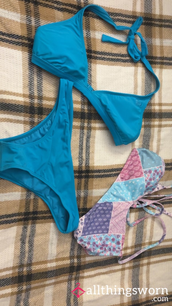 Blue Bikini With Freebie Top ;)