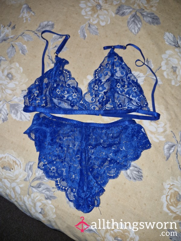 Blue Bra And Panties