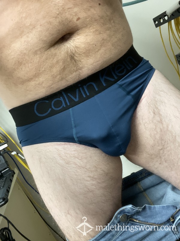 Blue Calvin Briefs - Open To Suggestions…