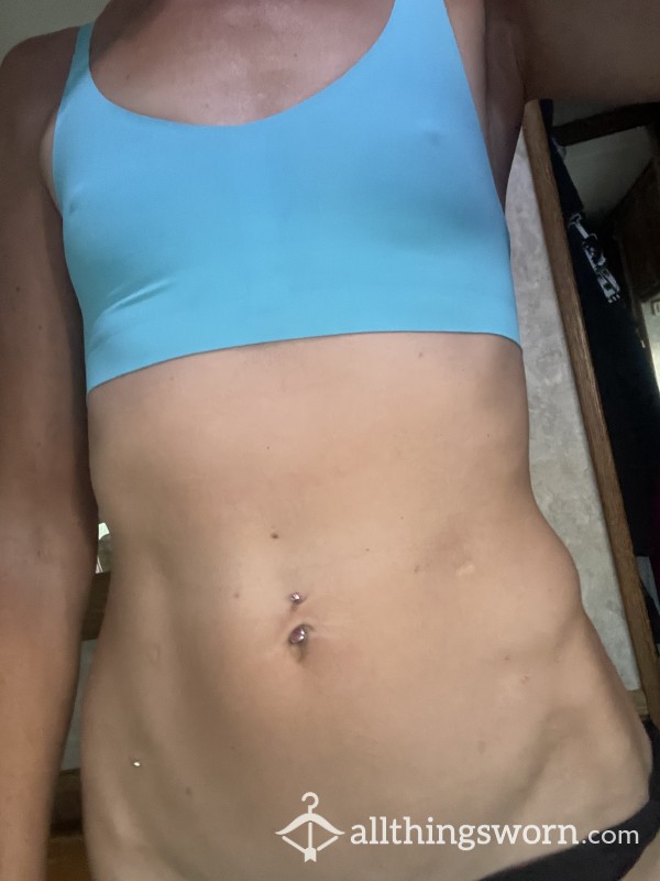 Blue Comfy Sports Bra