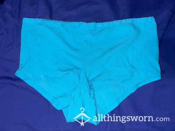 Blue Cotton Boyshorts