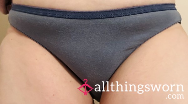 Blue Cotton Panties