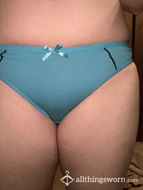 Blue Cotton Thong 💙