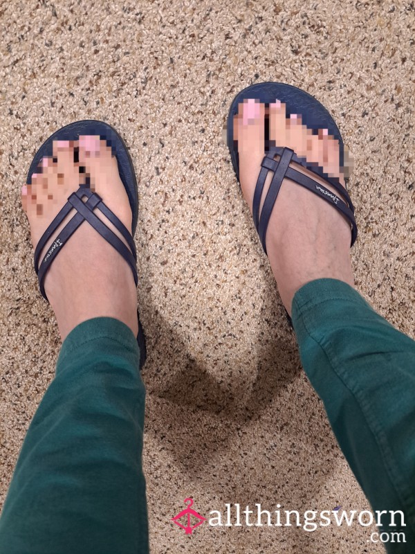 Blue Flip-flops