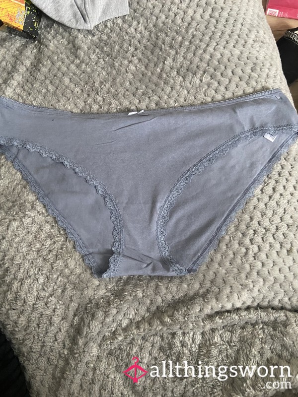 Blue Full Back Panties