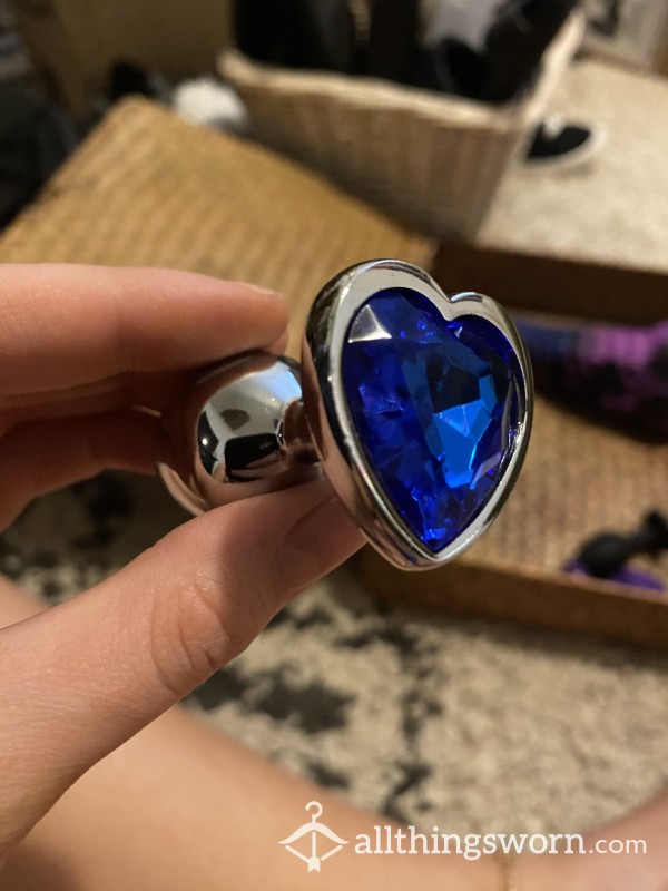 Blue Heart Gem Plug