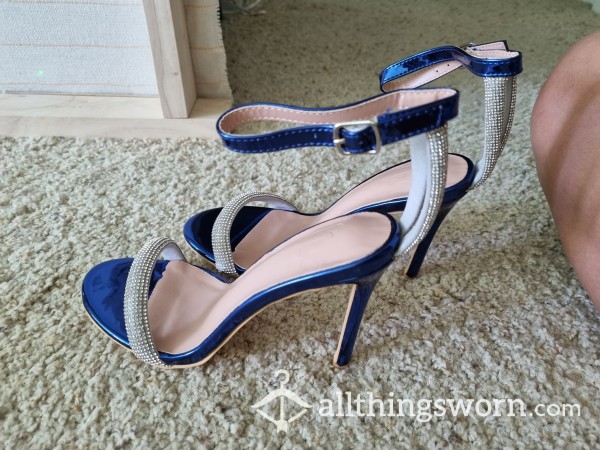 Blue High Heels