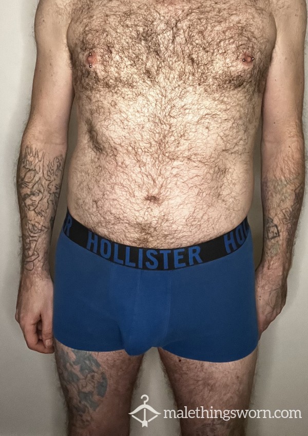 Blue Hollister Boxers