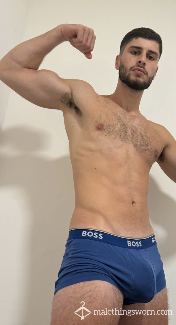 Blue Hugo Boss Boxers