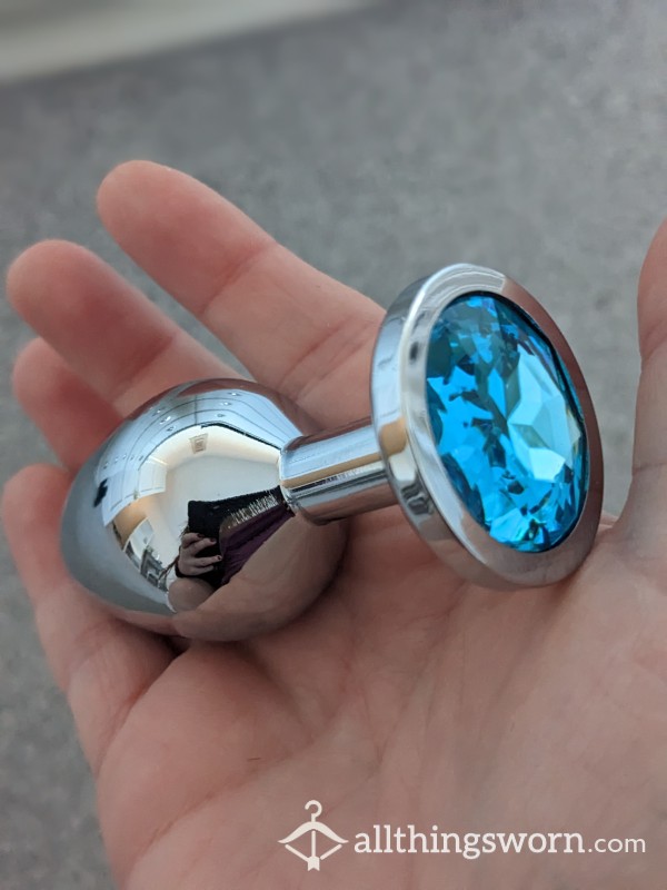 Blue Jewel Bu*t Plug