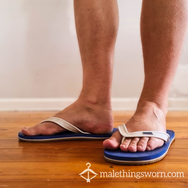 Blue K-mart Thongs (Flip Flops)