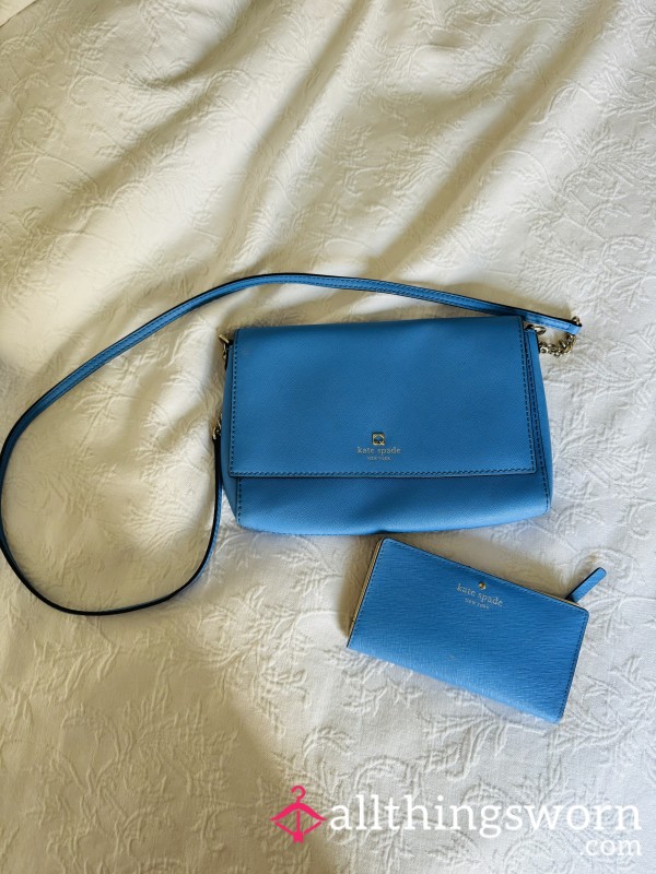 Blue Kate Spade Wallet & Purse 💙