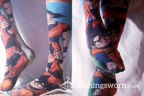 Blue Knee High Dragon Ball Z Socks