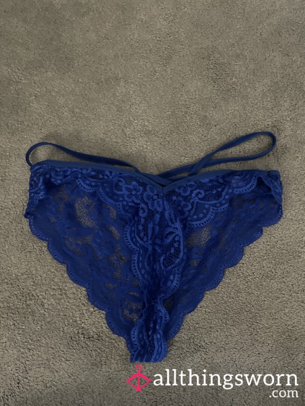 Blue Lace Panties