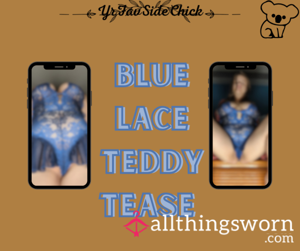 Blue Lace Teddy Tease (8 Photos)