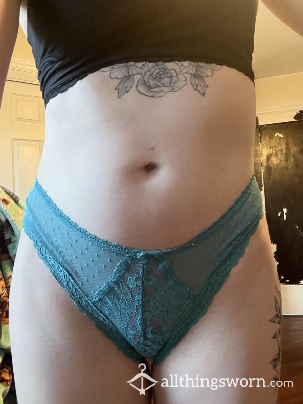 Blue Lacey Panties