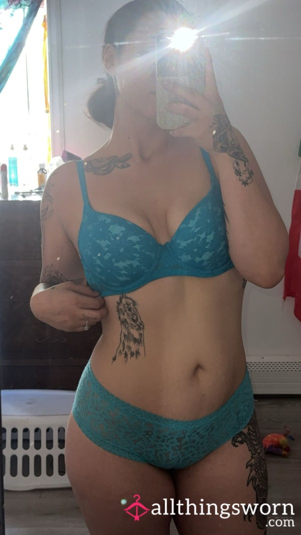 Blue Lacey Set