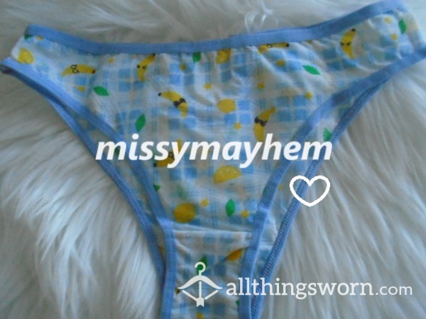 🔷Blue / Yellow Pattern Panties🔷