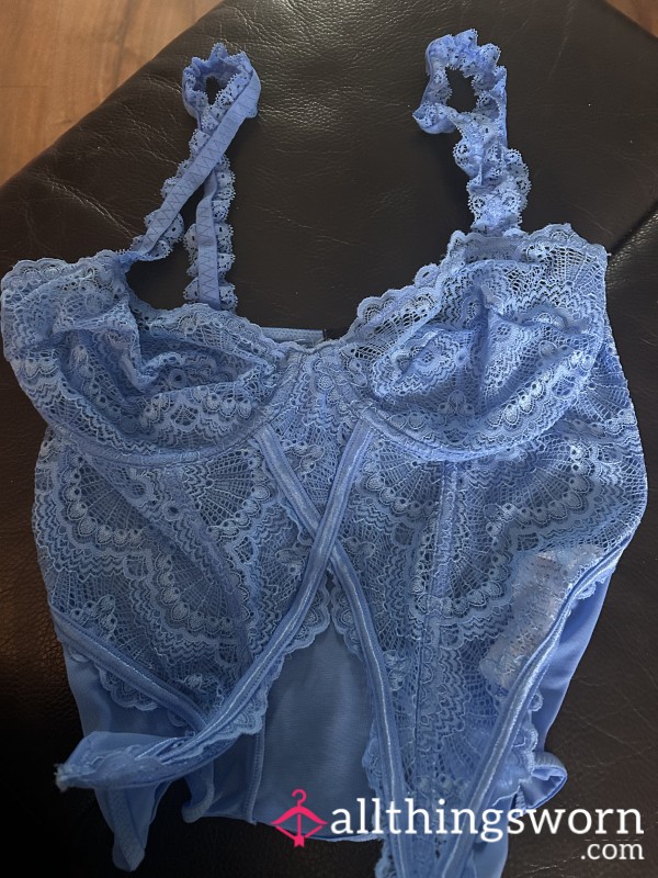 Blue Lingerie Bra/top