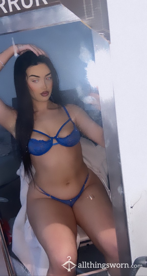 Blue Lingerie Set