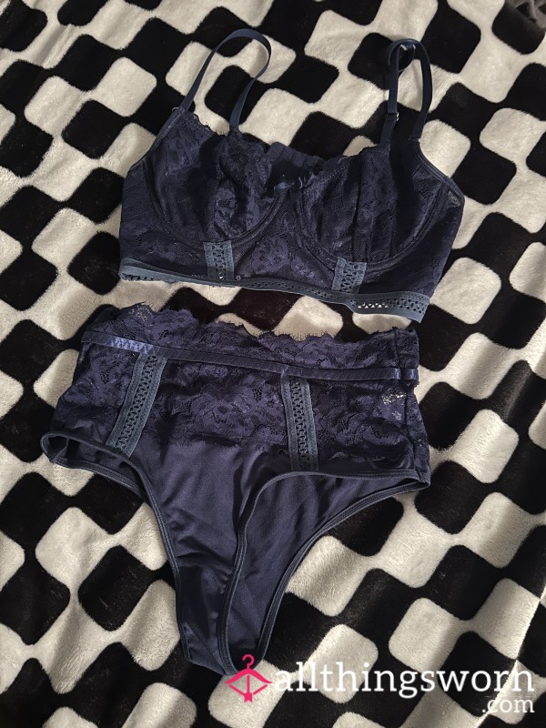 Blue Lingerie Set