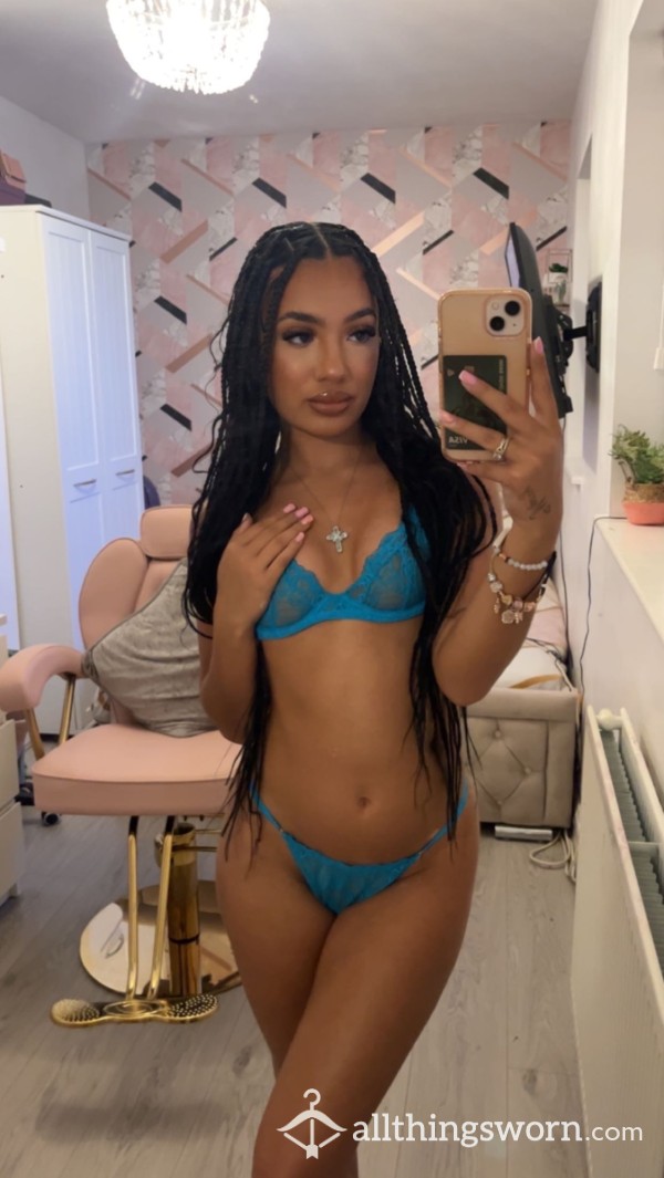 Blue Lingerie Set Used