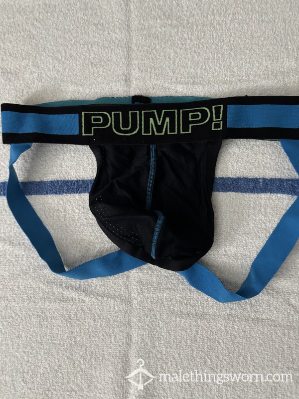 Blue Mesh Jock