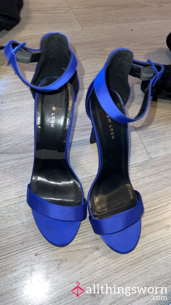 Blue New Look Worn High Heels