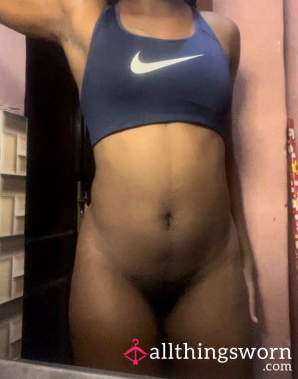 Blue Nike Sports Bra. Size S