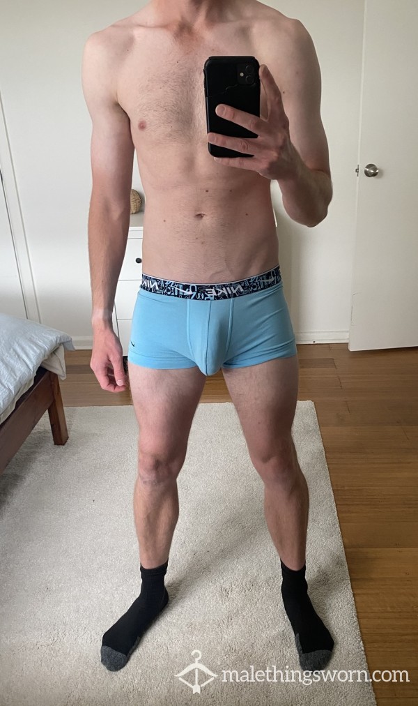 Blue Nike Trunks