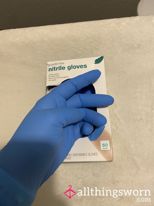 Blue Nitrile Gloves