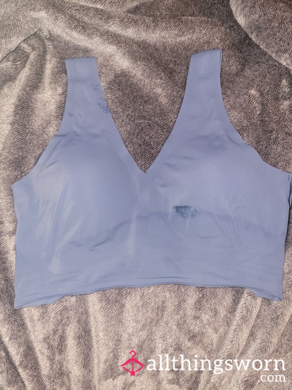 Blue Nylon Bralette 5-day Wear