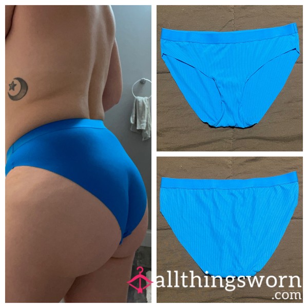 Blue Nylon Brief