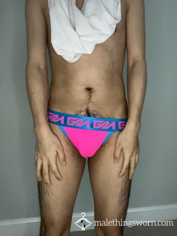 Blue Pink Jockstrap Garcon