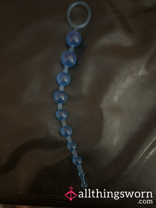 Blue Plastic A**l Beads 😊