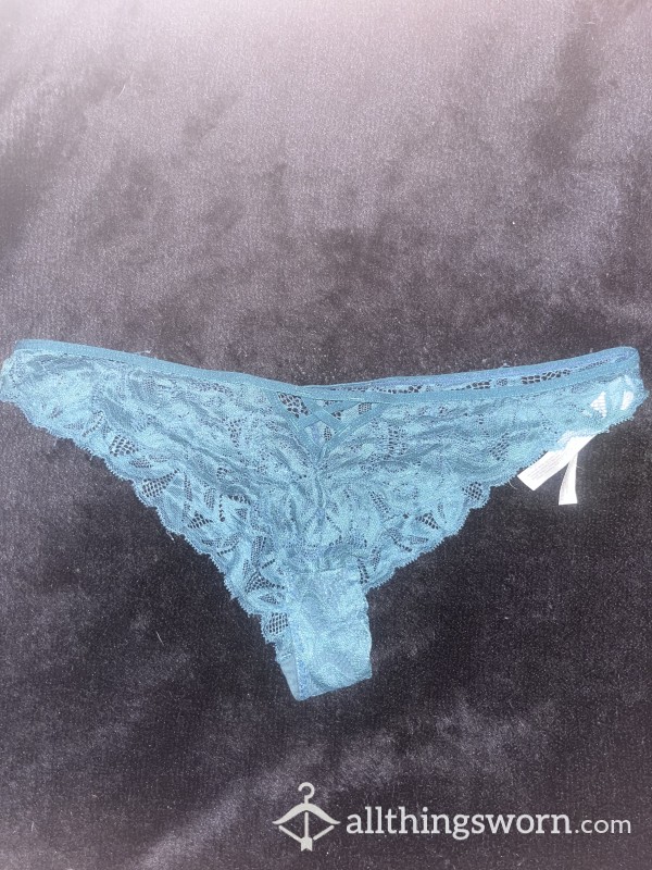 Blue See-through Panties