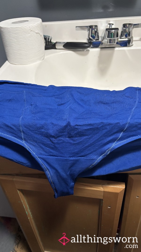 Blue Silky Briefs