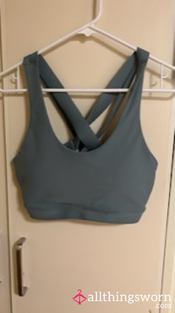 Blue Sports Bra