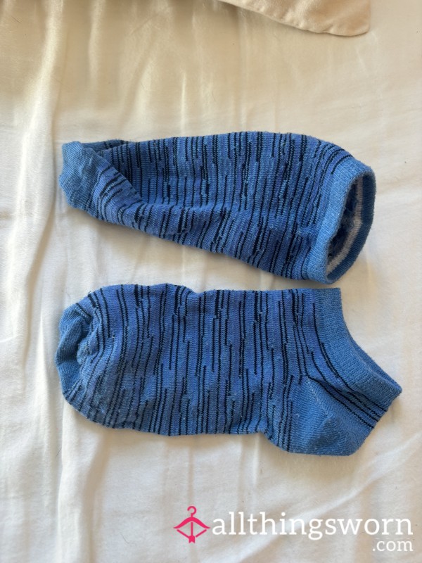 Blue Striped Socks