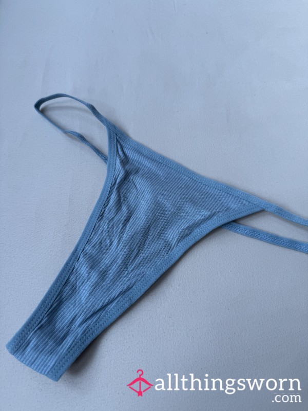 Blue Thong, 48hr Wear ✨