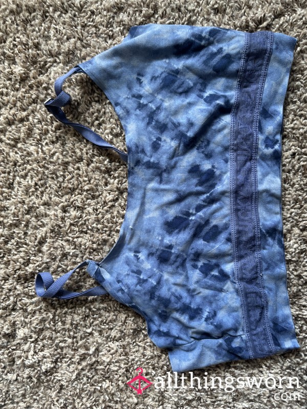 Blue Tie Dye Bra