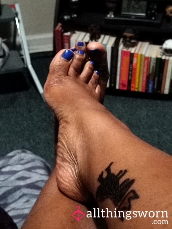 🔵💙 Blue Toes For C*ck 👅 💦