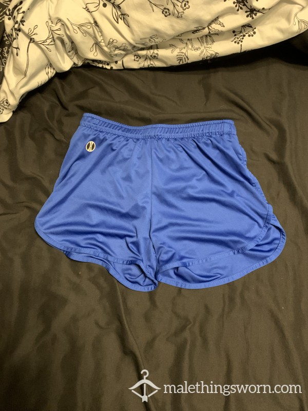 Blue Track & Field Uniform Running Shorts